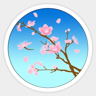 Cherry Blossom Design Sticker